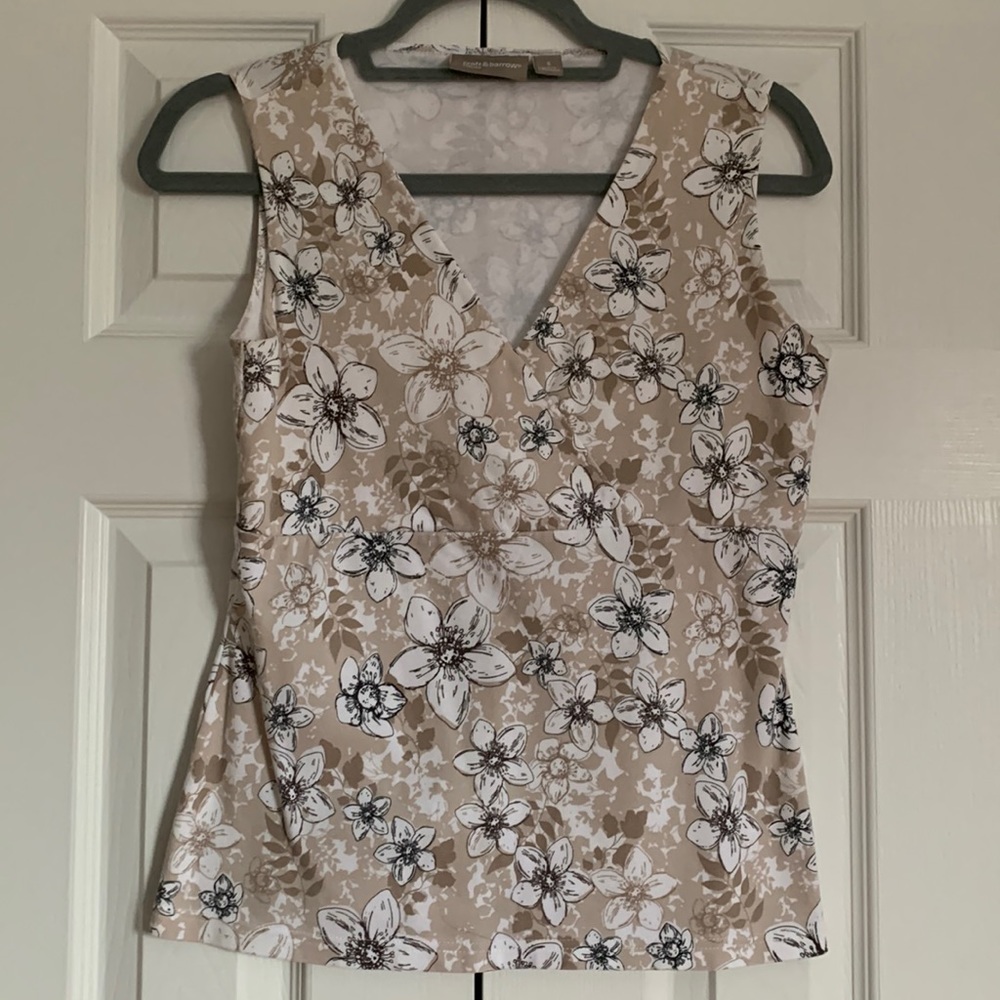 Croft & Barrow Stretch Floral Tank
